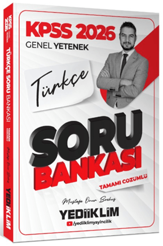 resm 2026 KPSS Genel Yetenek Türkçe Tamamı Çözümlü Soru Bankası