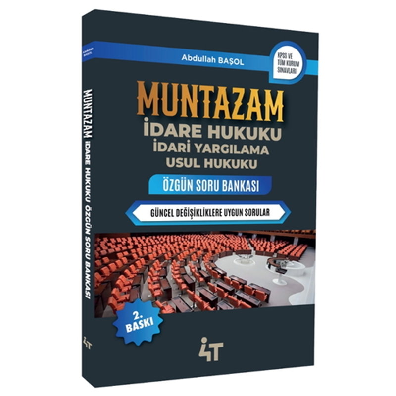 resm Muntazam İdare Hukuku Özgün Soru Bankası 4T Yayınları 2025