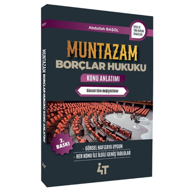 resm Muntazam Borçlar Hukuku Konu Anlatımı 4T Yayınları 2025