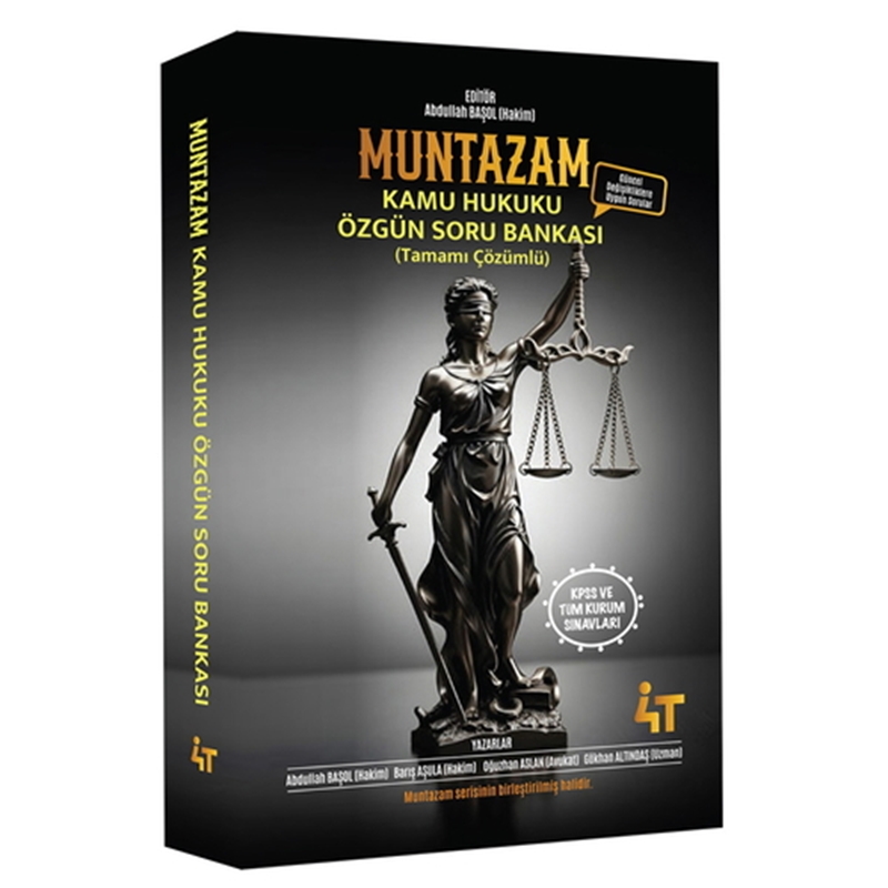resm Muntazam Kamu Hukuku Özgün Soru Bankası 4T Yayınları 2025