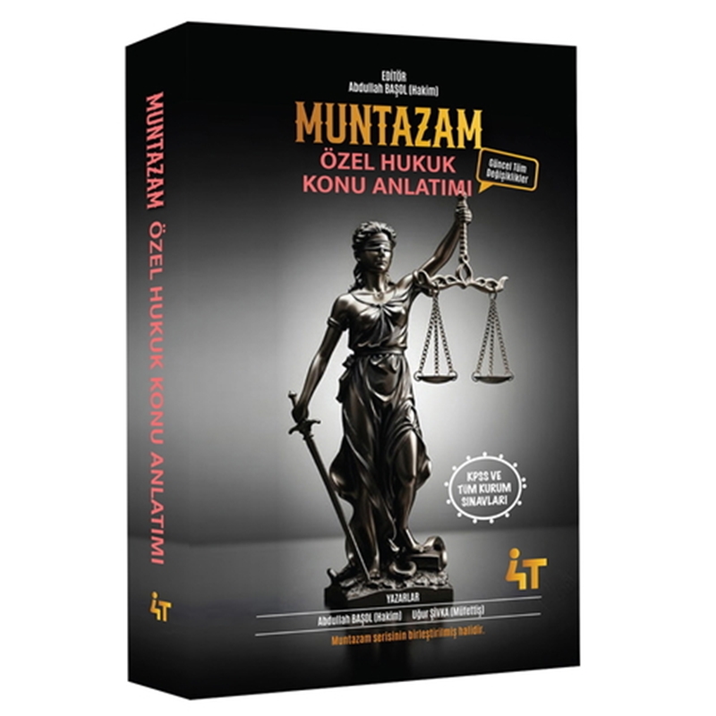 resm Muntazam Özel Hukuk Konu Anlatımı 4T Yayınları 2025