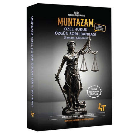 Resim Muntazam Özel Hukuk Özgün Soru Bankası 4T Yayınları 2025