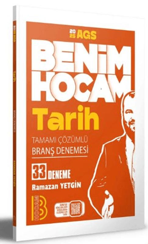 resm 2025 AGS Tarih Tamamı Çözümlü 33 Branş Deneme Benim Hocam Yayınları
