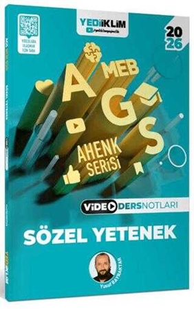 Resim Meb Ags Ahenk Serisi Sözel Yetenek Video Ders Notları - Yediiklim Yayınları