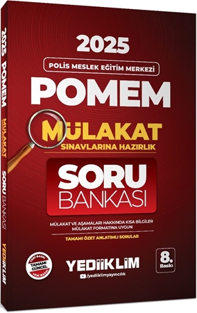 Resim Pomem Mülakat Sınavına Hazırlık Soru Bankası - Yediiklim Yayınları