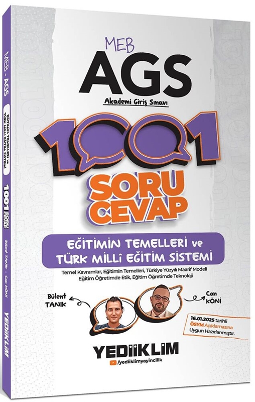 resm Meb Ags Eğitimin Temelleri Ve Türk Milli Eğitim Sistemi 1001 Soru Cevap - Yediiklim