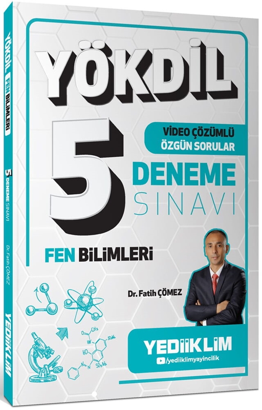 resm Yökdil Fen Bilimleri 5 Deneme Tamamı Video Çözümlü - Yediiklim Yayınları