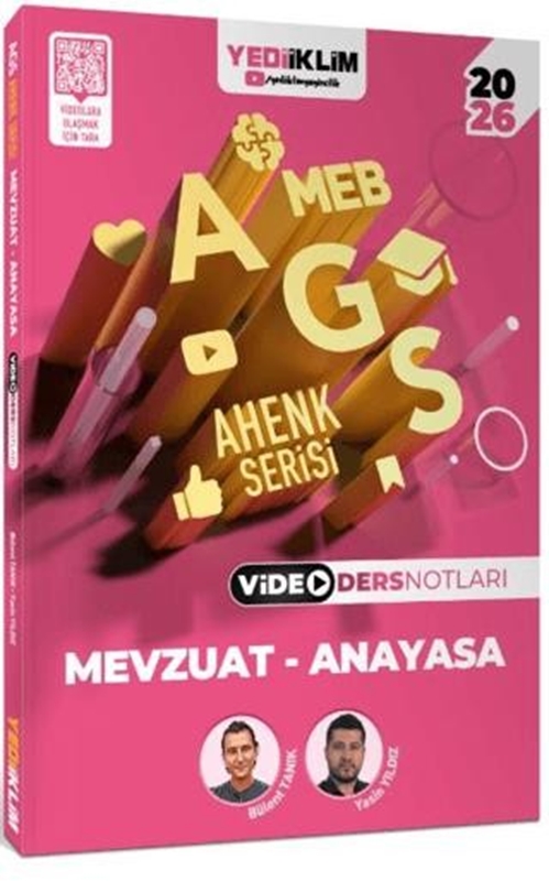 resm Meb Ags Ahenk Serisi Mevzuat Anayasa Video Ders Notları - Yediiklim Yayınları