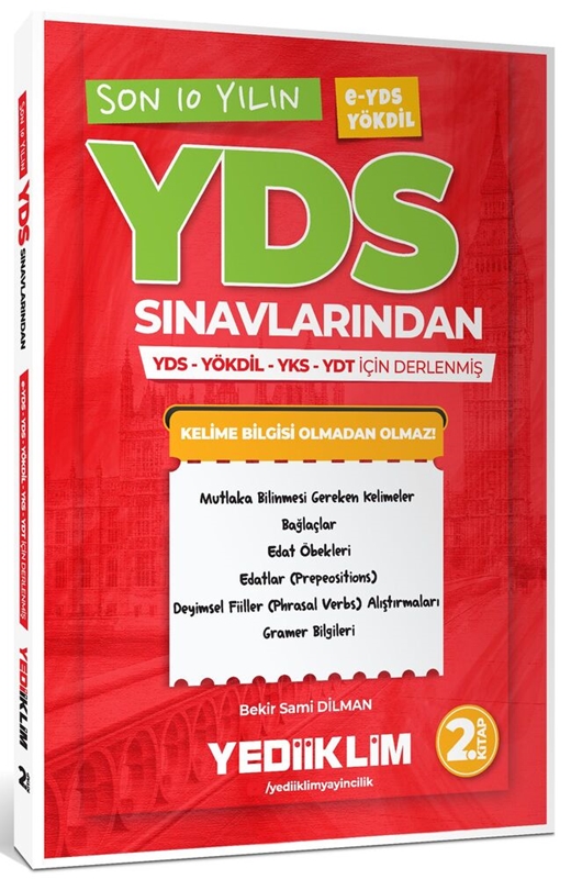 resm Yds Yökdil Son 10 Yılın Yds Kelimeleri 2. Kitap - Yediiklim Yayınları
