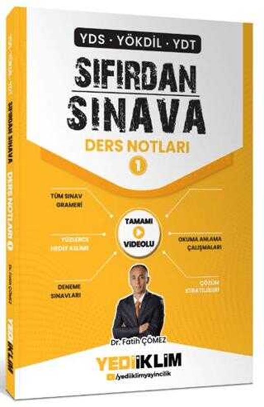 resm Yds Yökdil Ydt Sıfırdan Sınava Tamamı Videolu Ders Notları 1 - Yediiklim Yayınları