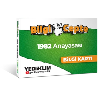 Resim Meb Ags 1982 Anayasası Kanunu Bilgi Cepte Bilgi Kartı - Yediiklim