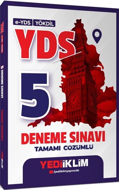 resm E Yds Yökdil Yds 5 Deneme Sınavı - Yediiklim Yayınları