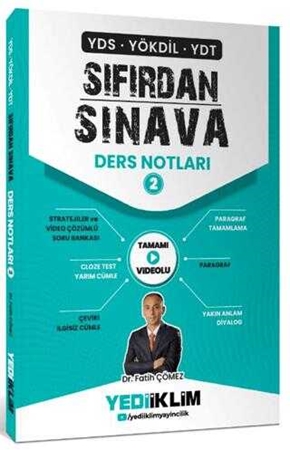 Resim Yds Yökdil Ydt Sıfırdan Sınava Tamamı Videolu Ders Notları 2 - Yediiklim Yayınları