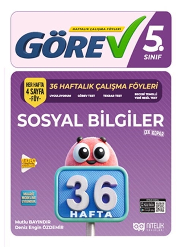 resm 5. Sınıf Sosyal Bilgiler Görev 36 Hafta Çalışma Föyleri