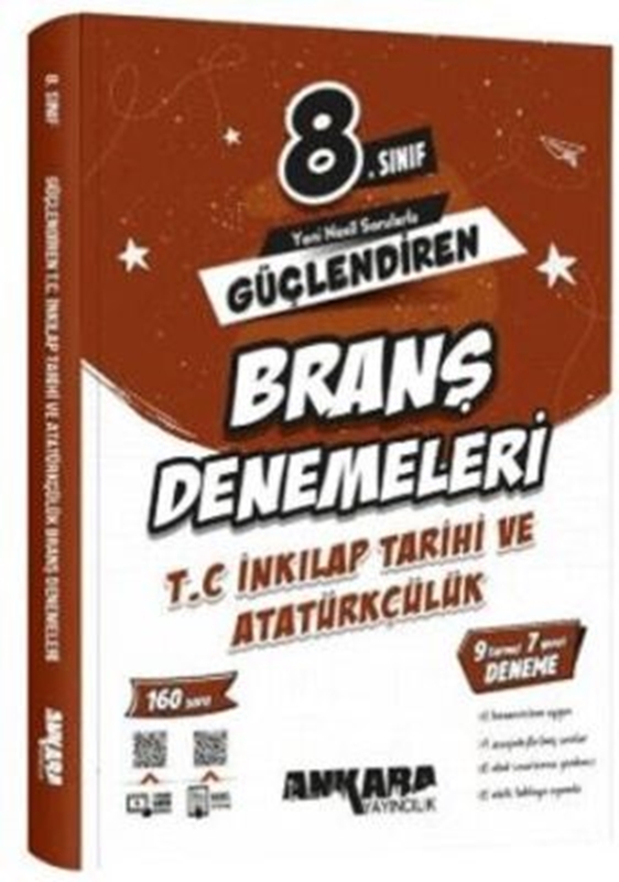 resm 8. Sınıf T.C. İnkılap Tarihi ve Atatürkçülük Güçlendiren Branş Denemeleri