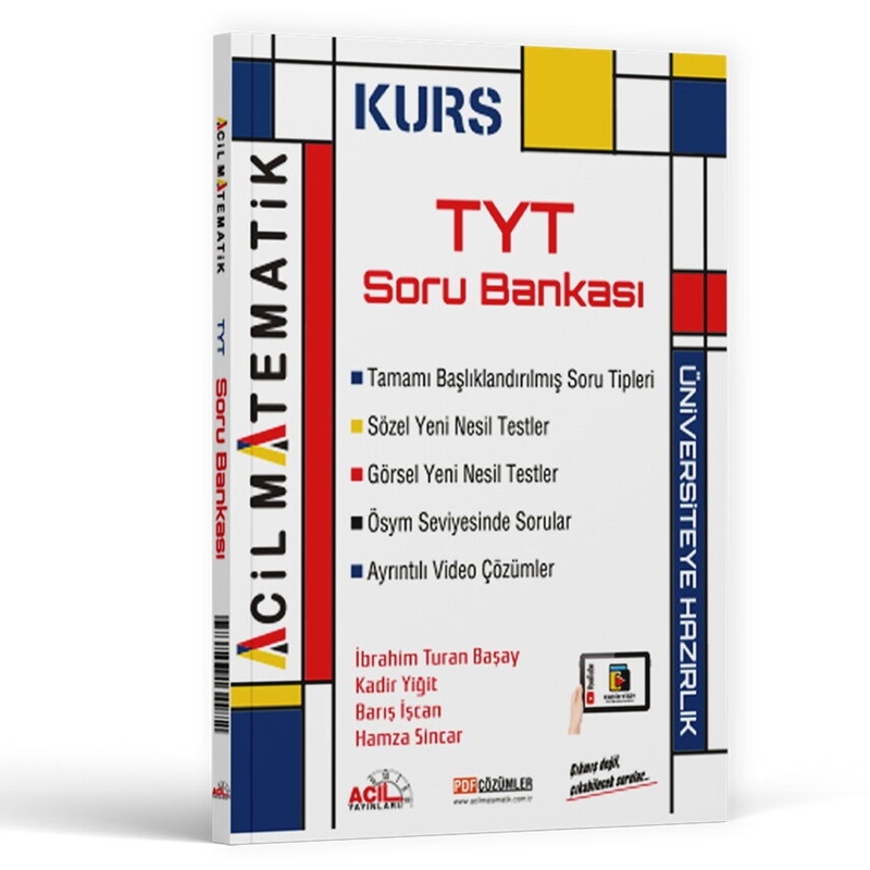 resm Acil Yayınları TYT Matematik KURS Soru Bankası