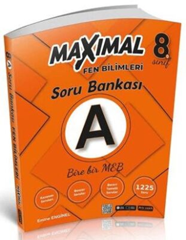 resm 8. Sınıf Fen Bilimleri A Maximal Bire Bir MEB Soru Bankası