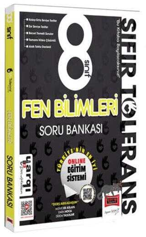 resm 8.Sınıf 0 Tolerans Fen Bilimleri Soru Bankası - Yargı Yayınları