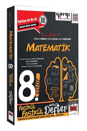 Resim 8.Sınıf Matematik Fasikül Fasikül Akıllı Defter - Yargı Yayınları