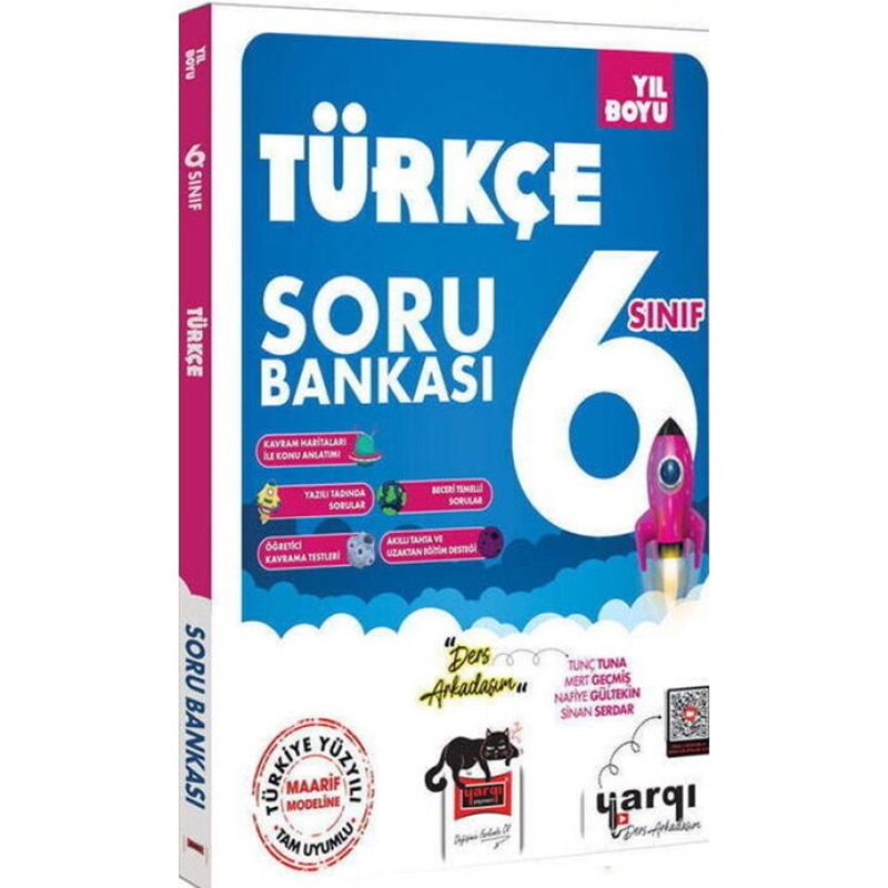 resm 6.Sınıf Türkçe Yıl Boyu Soru Bankası - Yargı Yayınları