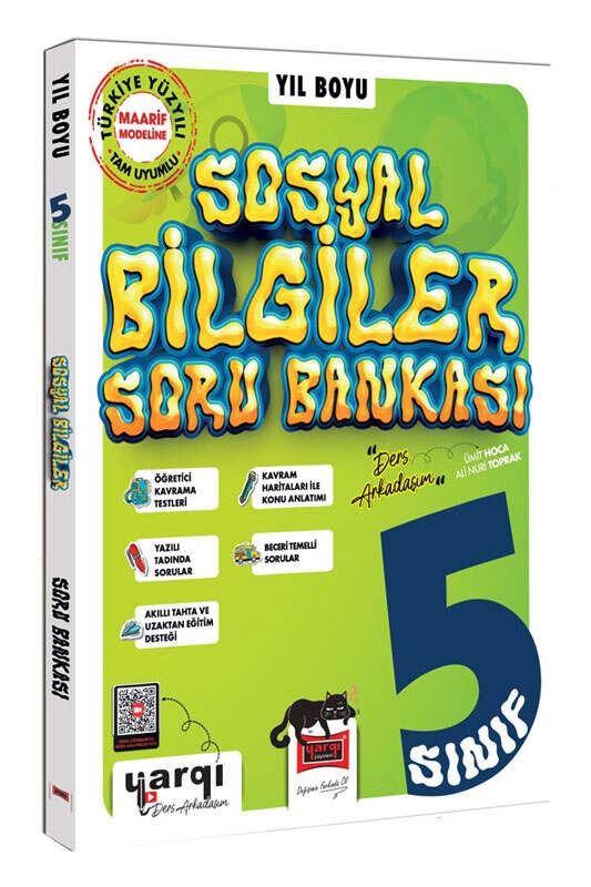 resm 5.Sınıf Sosyal Bilgiler Soru Bankası - Yargı Yayınları