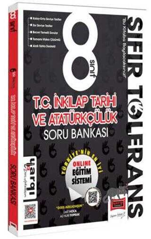 resm 8.Sınıf 0 Tolerans Tc İnkilap Tarihi Ve Atatürkçülük Soru Bankası - Yargı Yayınları