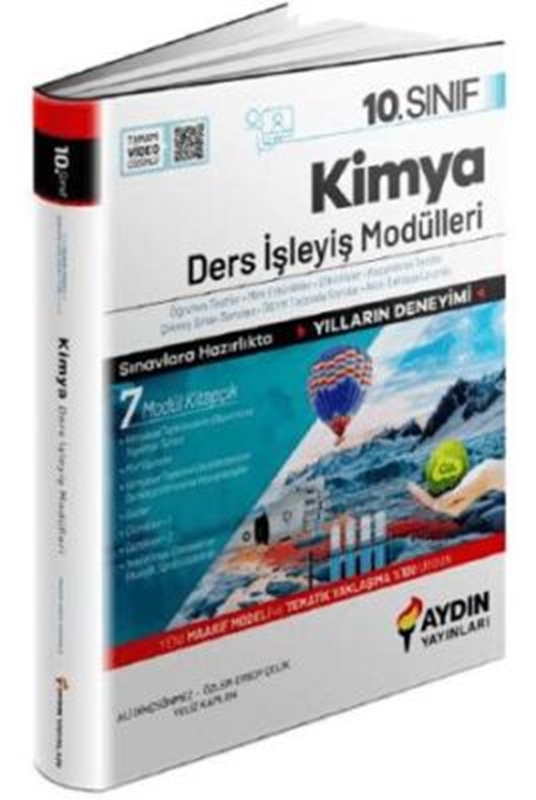 resm Aydın Yayınları 10. Sınıf Kimya Ders İşleyiş Modülleri