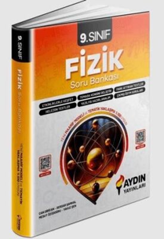 resm Aydın Yayınları 9. Sınıf Fizik Soru Bankası