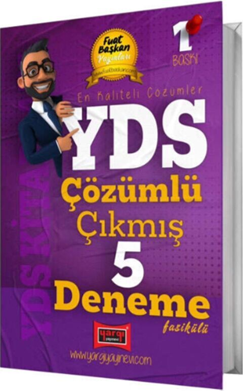resm Yds Çözümlü Çıkmış 5 Deneme - Yargı Yayınları