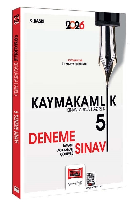 resm Kaymakamlık Sınavlarına Hazırlık 5 Deneme Sınavı - Yargı Yayınları