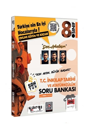 Resim 8.Sınıf T.C.İnkılap Tarihi Ve Atatürkçülük Son Tur Soru Bankası - Yargı Yayınları