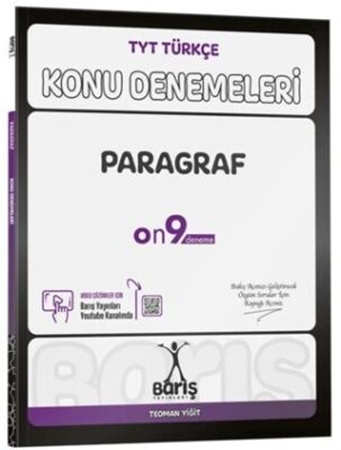 Resim Barış Yayınları TYT Türkçe Paragraf Konu Denemeleri
