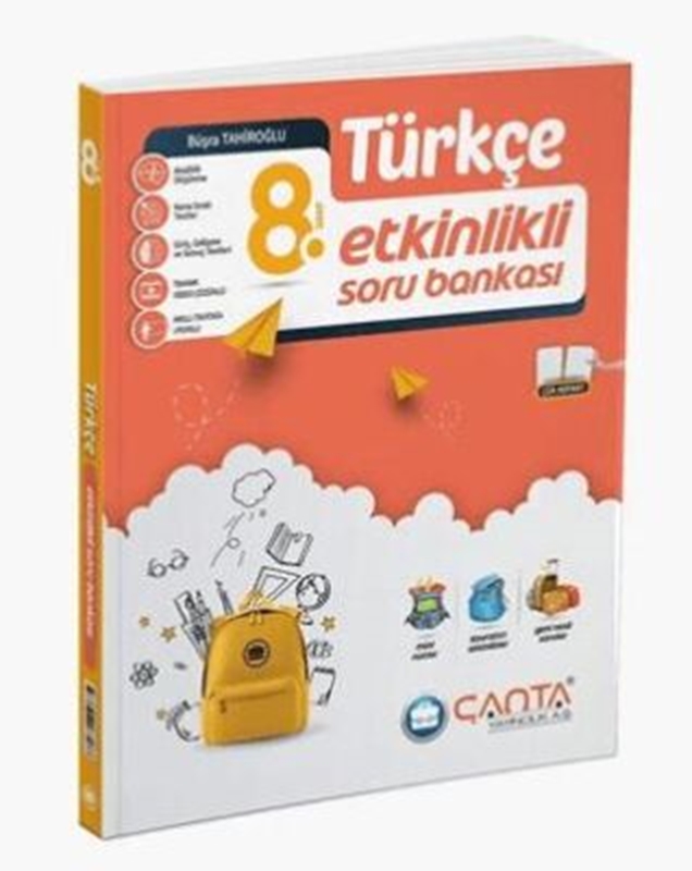 resm Çanta Yayınları 8. Sınıf Kazanım Türkçe Soru Bankası