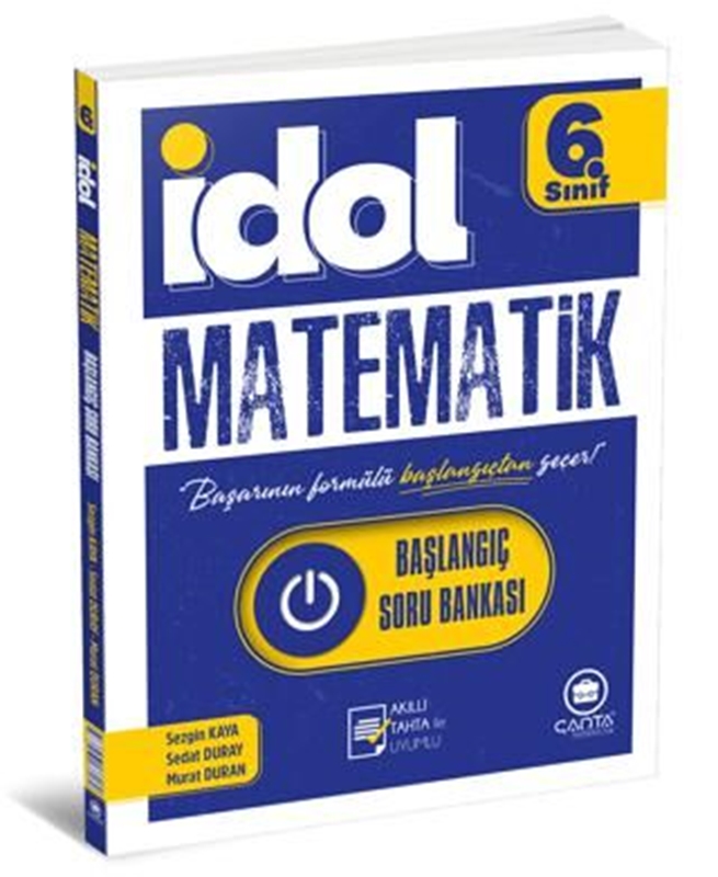 resm Çanta Yayınları 6. Sınıf İdol Matematik Başlangıç Soru Bankası