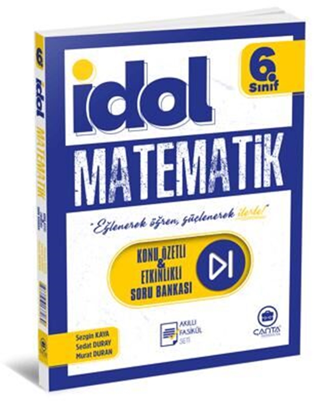 resm Çanta Yayınları 6. Sınıf İdol Matematik Konu Özetli ve Etkinlikli Soru Bankası