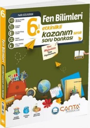 Resim Çanta Yayınları 6. Sınıf Fen Bilimleri Etkinlikli Kazanım Soru Bankası