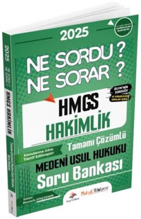 Resim Hukuk Atölyesi HMGS Hakimlik Medeni Usul Hukuku Ne Sordu Ne Sorar Soru Bankası Çözümlü
