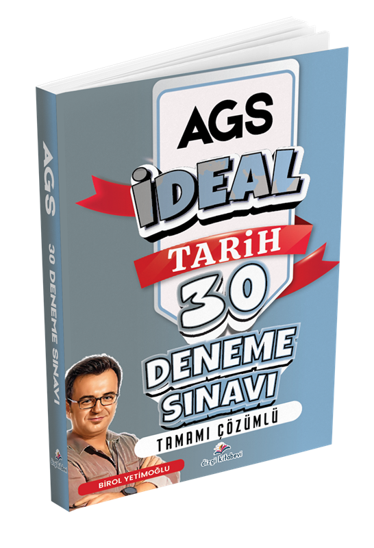 resm Dizgi Kitap 2026 MEB AGS İdeal Tarih Tamamı Çözümlü 30 Deneme Sınavı Birol Yetimoğlu