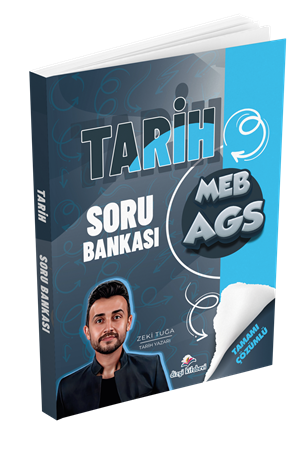 Resim Dizgi Kitap 2026 MEB AGS Tarih Tamamı Çözümlü Soru Bankası Zeki Tuğa