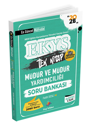 Resim Dizgi Kitap 2026 MEB EKYS Müdür ve Müdür Yardımcılığı Soru Bankası Fatih Sesli Genişletilmiş 4. Baskı
