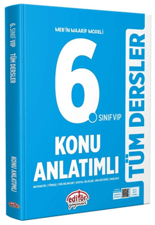 Resim 6. Sınıf VIP Tüm Dersler Konu Anlatımlı