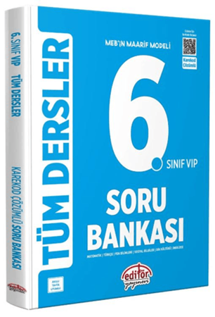 Resim 6. Sınıf VIP Tüm Dersler Soru Bankası