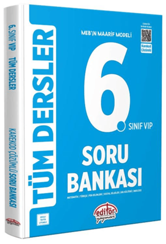 resm 6. Sınıf VIP Tüm Dersler Soru Bankası