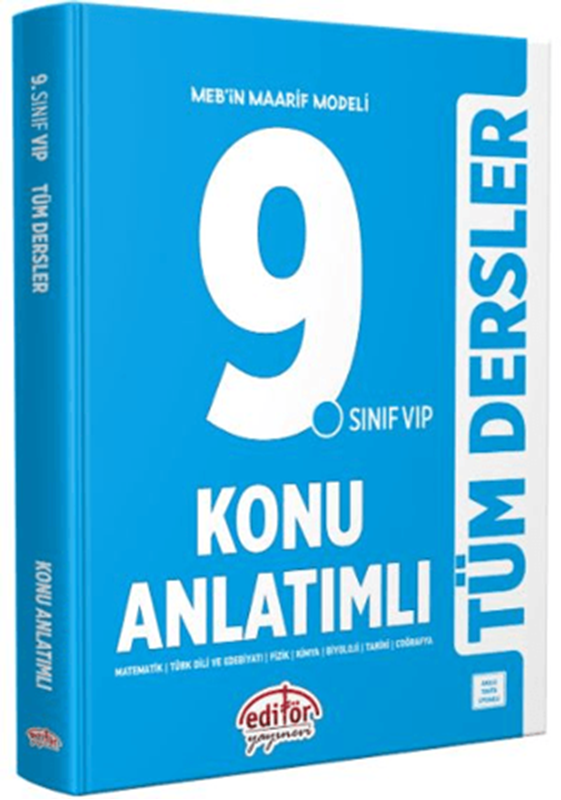 resm 9. Sınıf VIP Tüm Dersler Konu Anlatımlı