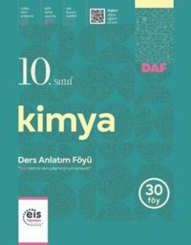 resm 10. Sınıf Kimya Ders Anlatım Föyü