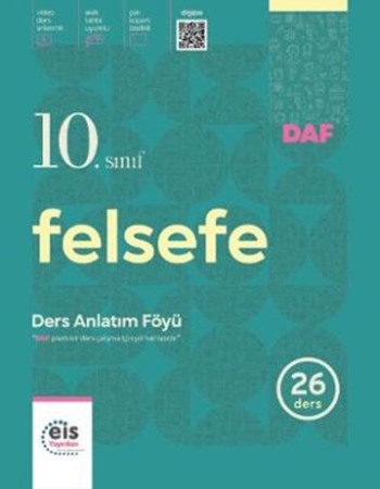 Resim Eis Yayınları 10. Sınıf Felsefe Ders Anlatım Föyü