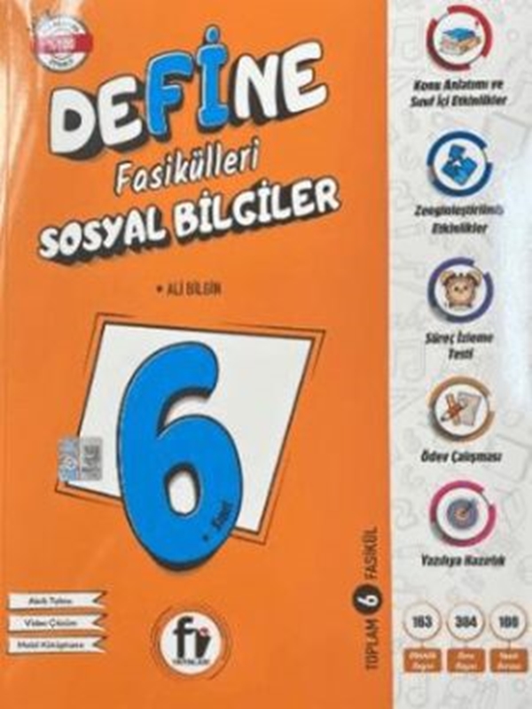 resm 6. Sınıf Define Sosyal Bilgiler Fasikülleri