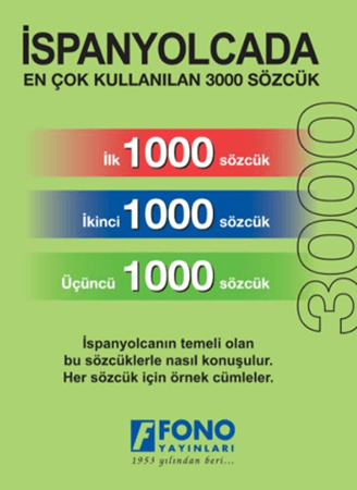 Resim İspanyolcada En Çok Kullanılan 3000 Sözcük