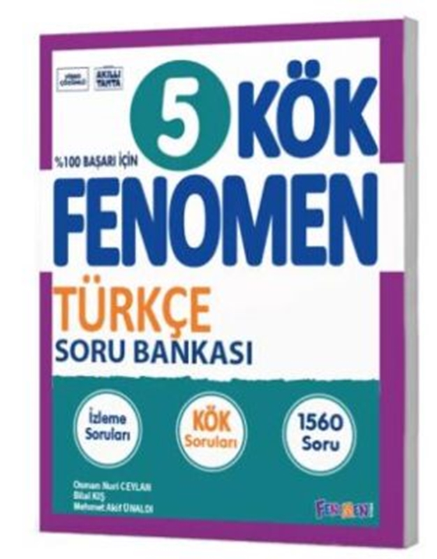 resm Fenomen Yayınları 5 KÖK Türkçe Soru Bankası