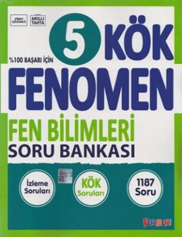 resm Fenomen Yayınları 5. Sınıf Fen Bilimleri KÖK Soru Bankası